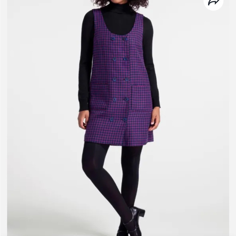 Modcloth Schoolyard Sass Double-Breasted
Jumper size 3X